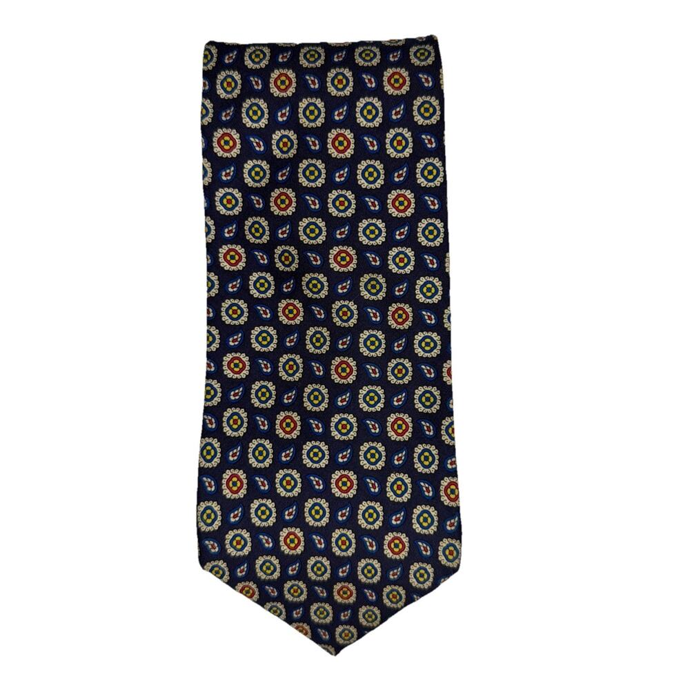 Brooks Brothers Makers 100% Silk Tie Designer Vintage Necktie Handmade USA Gift